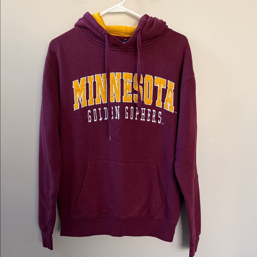 Men's Minnesota Golden Gopher Hoodie Sweatshirt, Sz M